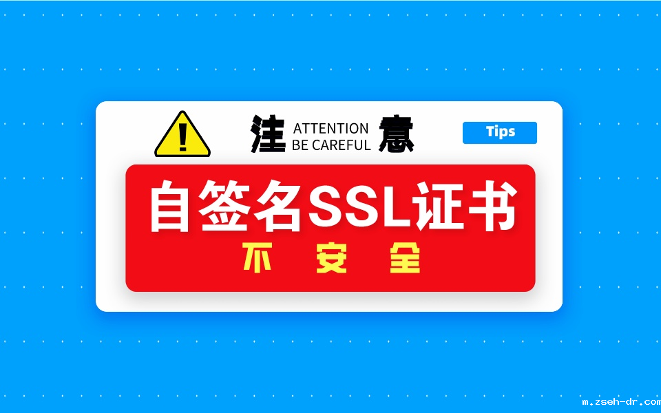 自签名SSL证书是什么？企业网站可以使用吗